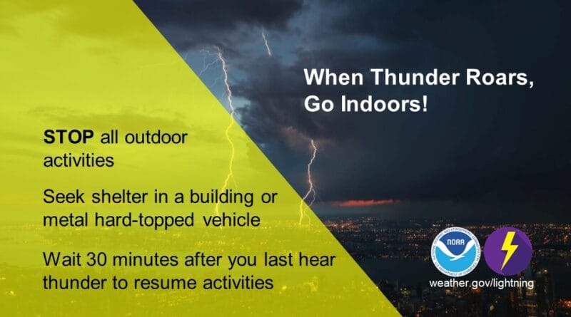 Mississippi marks Day 5 of Severe Weather Preparedness Week with lightning safety tips Photos from US National Weather Service Memphis Tennessee's post