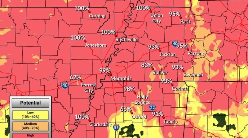 US National Weather Service warns of strong winds in Mid-South Photos from US National Weather Service Memphis Tennessee's post