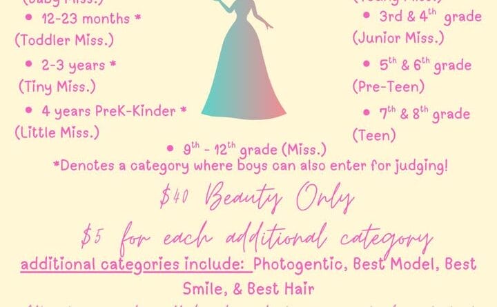 Applications open for Bodock Festival Pageant in Pontotoc ✨Applications are open for the Bodock Festival Pageant!!!👸🫅