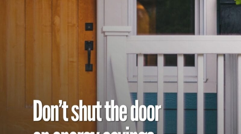 Exterior doors contribute significantly to energy loss in summer Exterior doors can be a major source of energy loss, especially during the hottest summer months