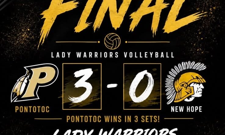 Pontotoc volleyball team sweeps New Hope in final match π FINAL π
