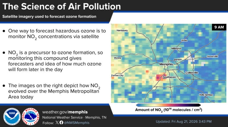 Air Quality Alert Continues in Memphis Through Tomorrow Photos from US National Weather Service Memphis Tennessee's post