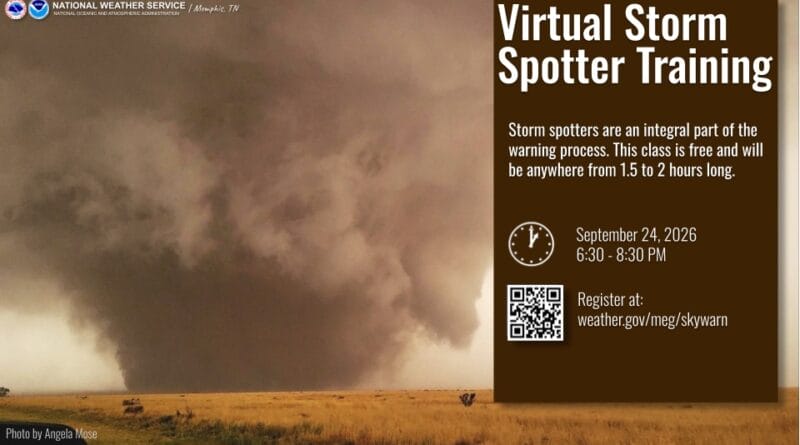Register Now for Tonight’s Virtual SKYWARN Weather Spotter Course Last chance to register for tonight's virtual SKYWARN course