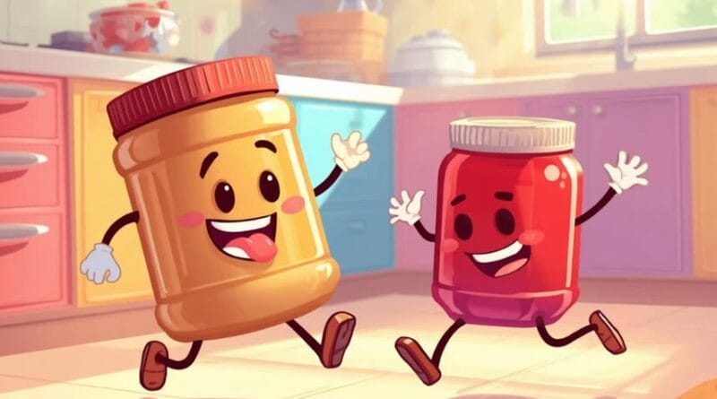 Local Food Drive Continues to Collect Peanut Butter and Jelly in Pontotoc and Bruce PB and Jay are doing the happy dance because we still have a few days to collect peanut butter and j